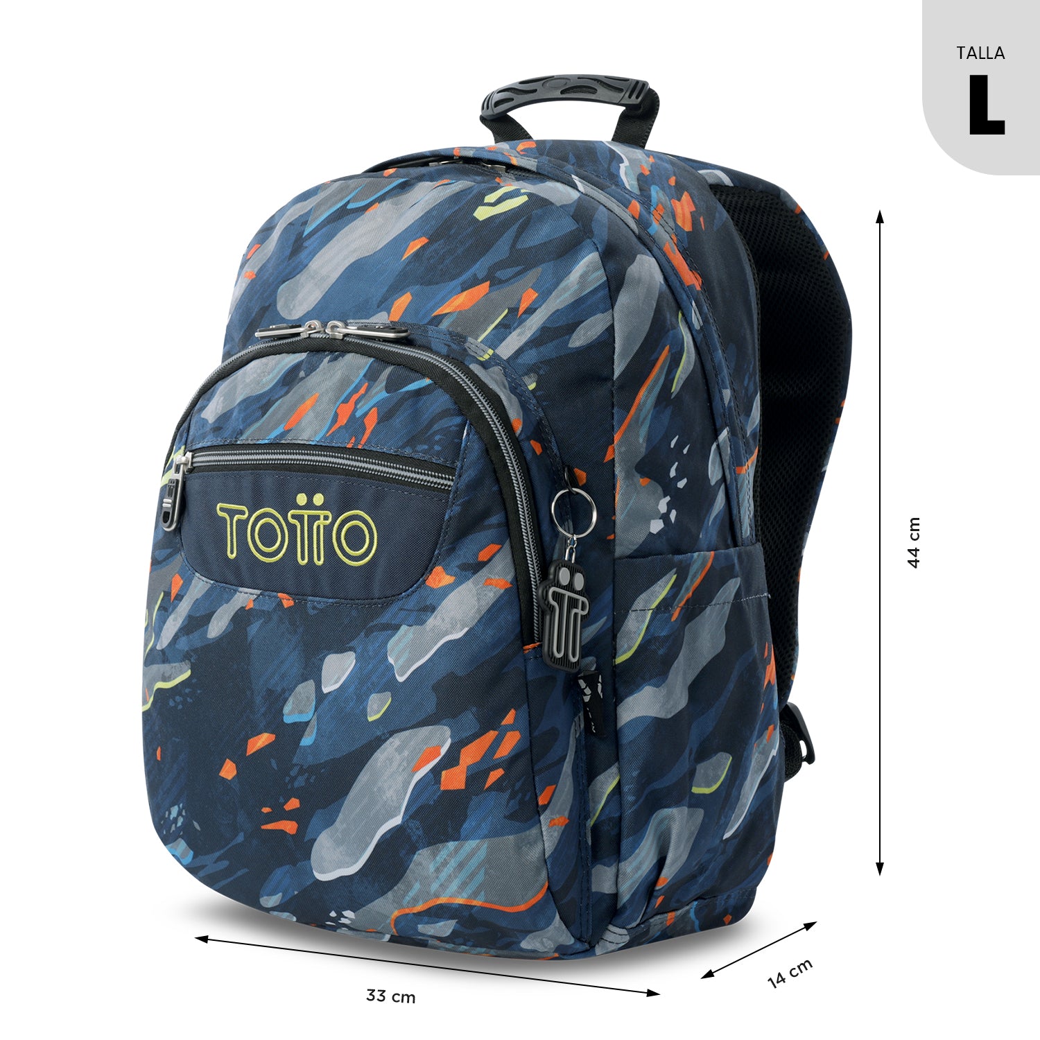 Morral Juvenil Acuarela Grande Azul