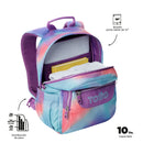 Morral Juvenil Porta Tableta 10" Tempera morado