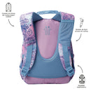 Morral Juvenil Porta Tableta 10" Tempera Glitter Morado