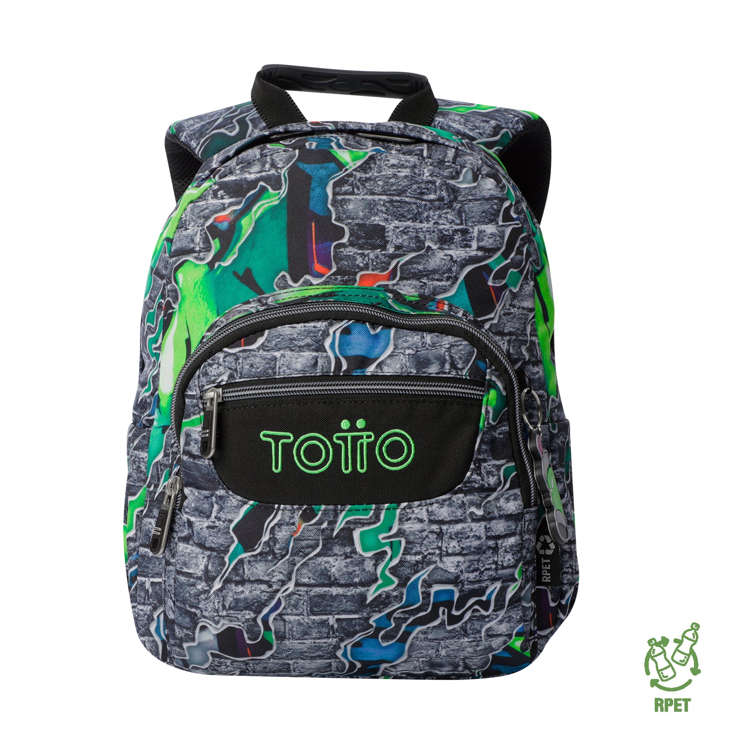 Morral Juvenil Porta Tableta 10" Tempera Glitter Morado