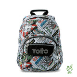 Morral Juvenil Tempera Pequeño Gris
