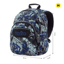 Morral Juvenil Porta PC 13" Gommas Morado