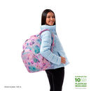 Morral Juvenil Porta PC 14" Acuareles Gris