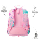 Morral Juvenil Porta PC 14" Acuareles Gris