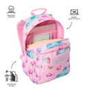 Morral Juvenil Porta PC 14" Acuareles Gris