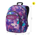 Morral Juvenil Porta PC 14" Acuareles Gris