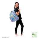 Morral Juvenil Porta PC 14" Acuareles Gris