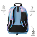 Morral Juvenil Porta PC 14" Acuareles Gris