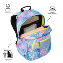 Morral Juvenil Porta PC 14" Acuareles Gris