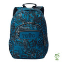 Morral Juvenil Porta PC 14" Acuareles Gris