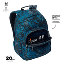Morral Juvenil Porta PC 14" Acuareles Gris
