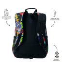 Morral Juvenil Porta PC 14" Acuareles Gris