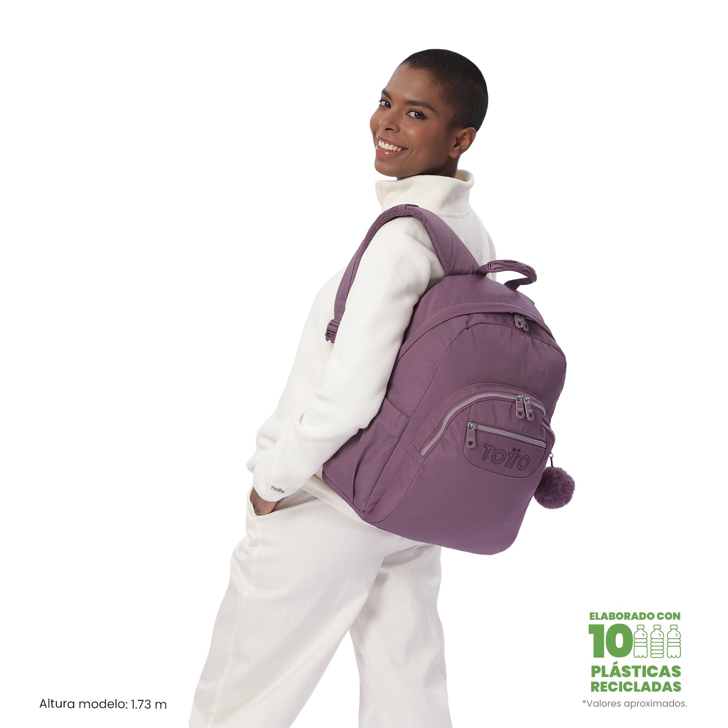Morral Universitario Acuarela Ecole Solid Porta PC 14"
