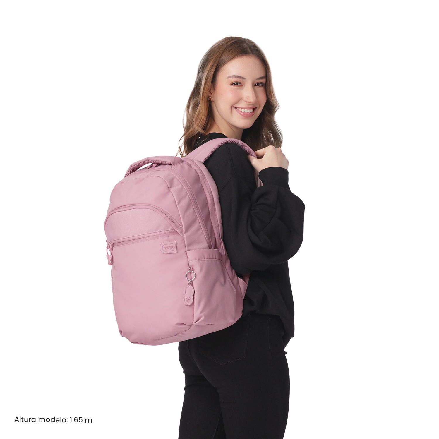 Morral Universitario Steif Ino Porta PC 15.4" Rosado Mujer