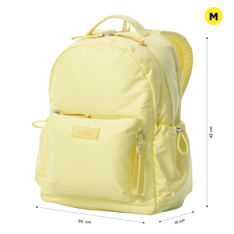 Morral Universitario Porta PC 14" Estambul Amarillo Mujer
