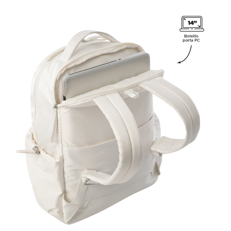 Morral Universitario Porta PC 14" Estambul Amarillo Mujer