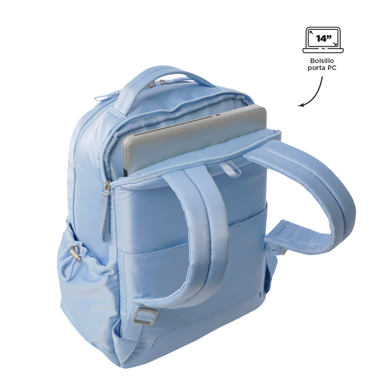 Morral Universitario Porta PC 14" Estambul Amarillo Mujer
