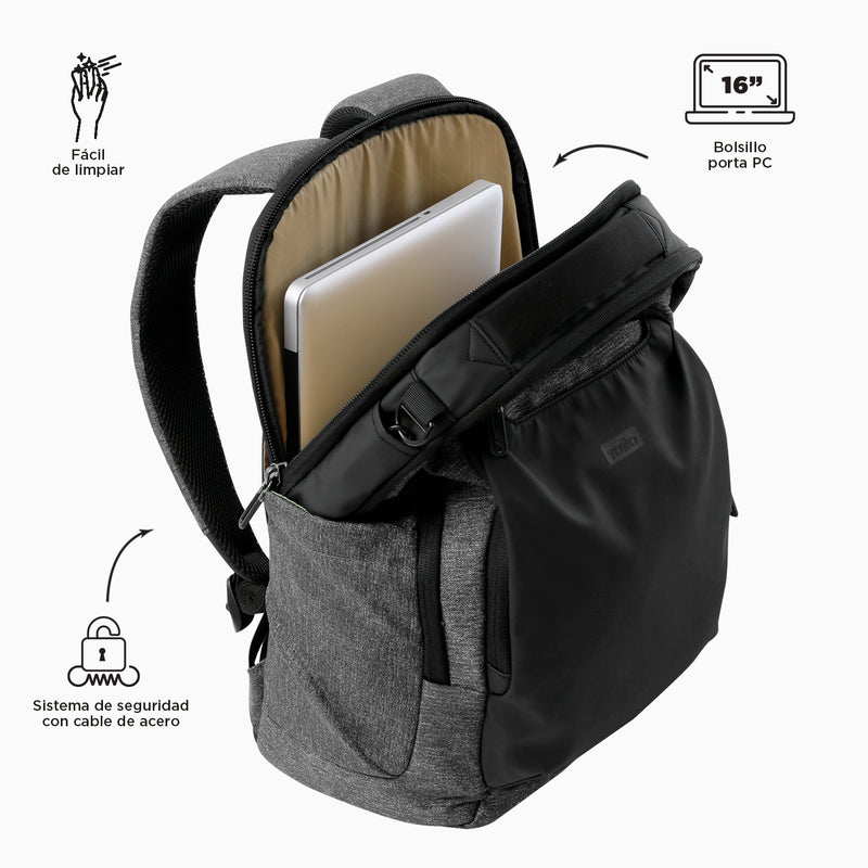 Morral Ejecutivo Gtx 2.0 L Negro Hombre