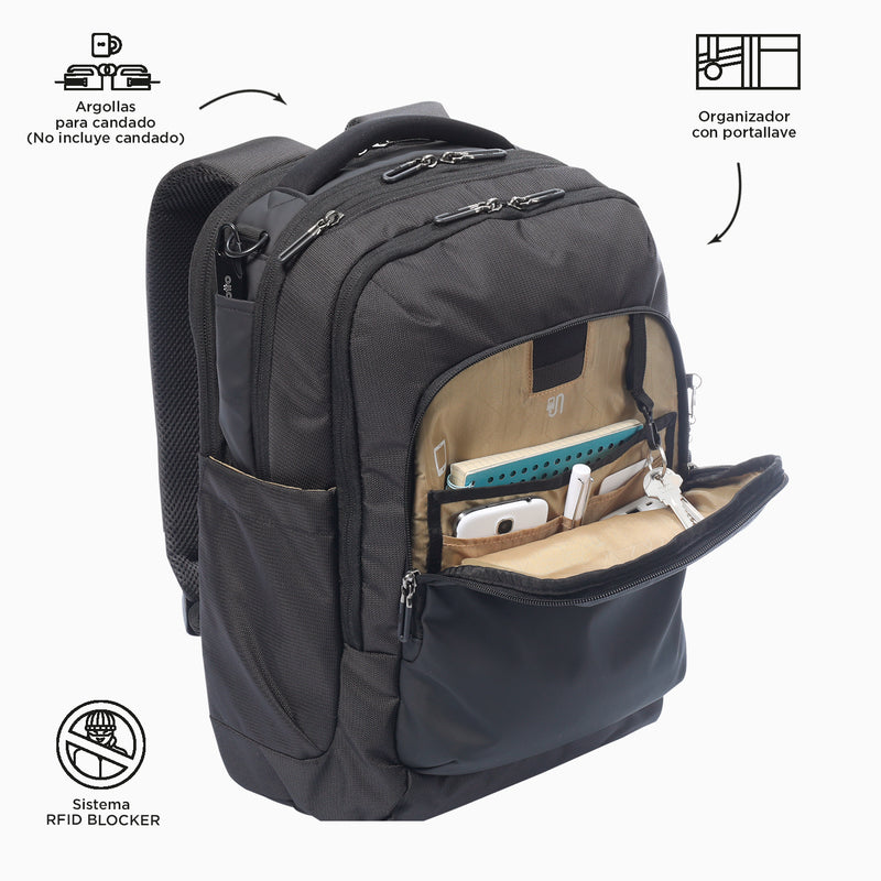 Morral Ejecutivo Gtx 2.0 L Negro Hombre