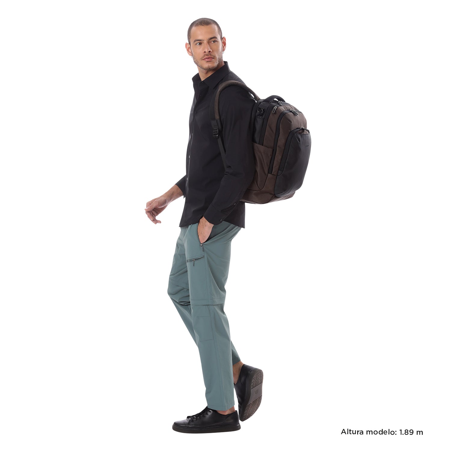 Morral Porta PC 16" Gtx 2.0 Café Hombre