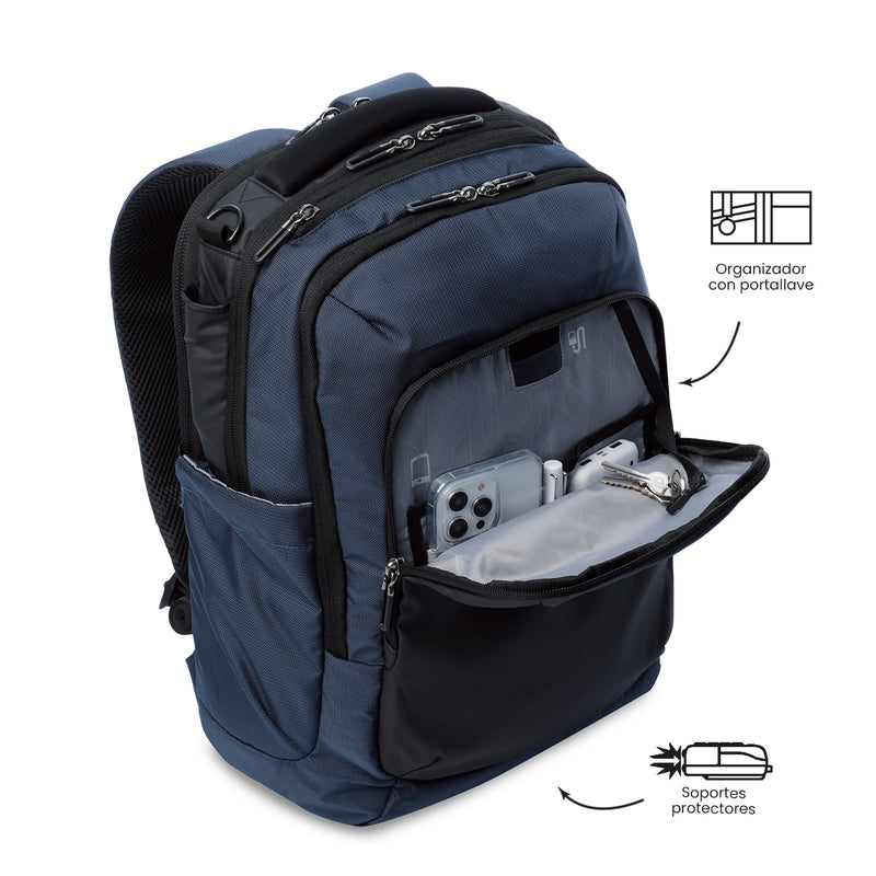 'Morral Ejecutivo Porta PC 16" Gtx 2.0 Azul Hombre