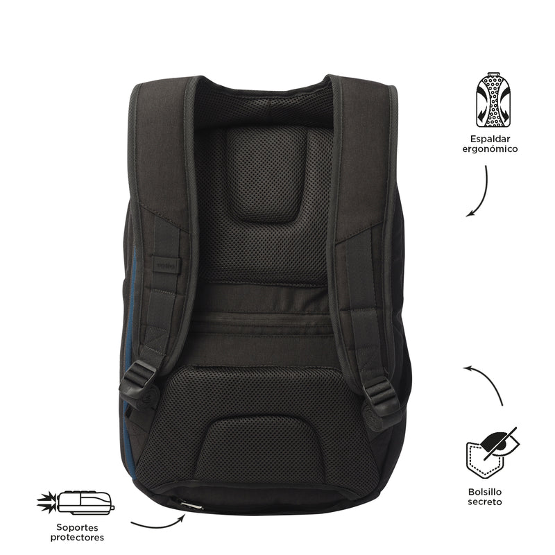 Morral Ejecutivo Porta PC13" Colbert Café Hombre