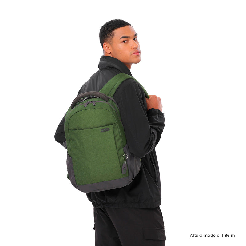 Morral Ejecutivo Porta PC 14" Deleg 2.0 Verde Hombre