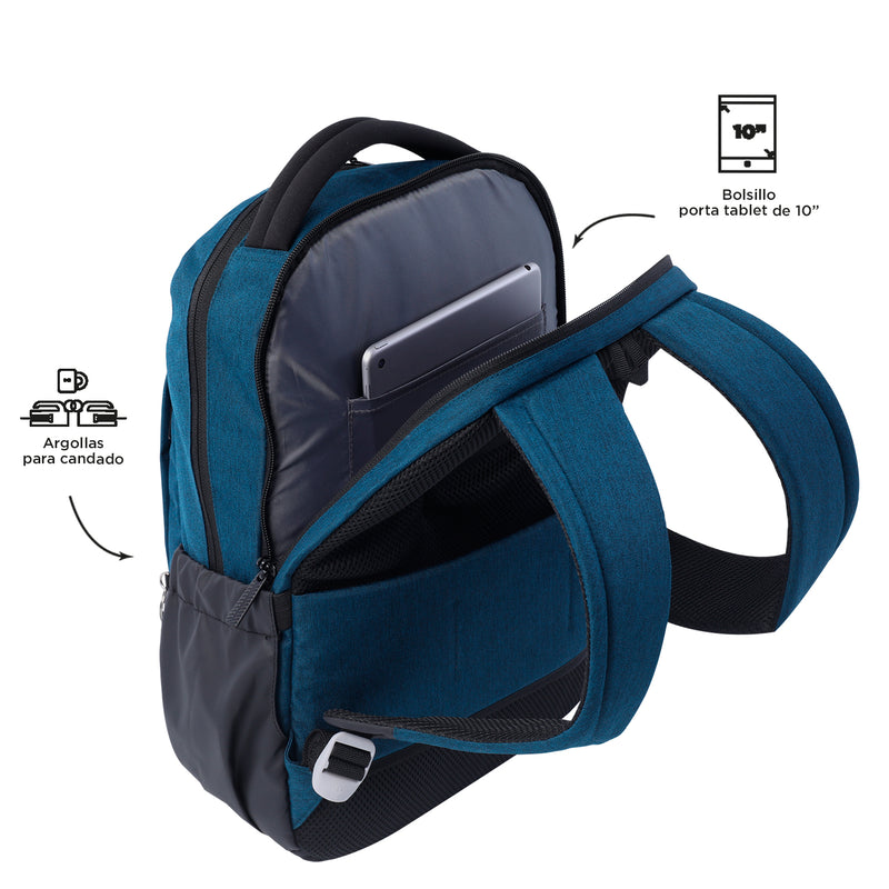 Morral Ejecutivo Porta PC 14" Deleg 2.0 Verde Hombre