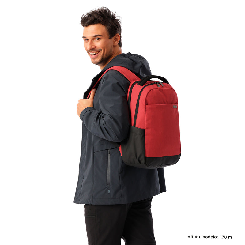 Morral Ejecutivo Porta PC 14" Deleg 2.0 Rojo Hombre