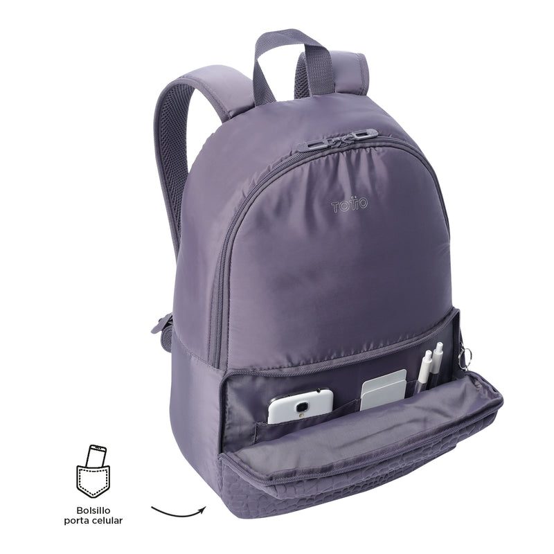 Morral Universitario Palencia Porta PC 13" Durazno Mujer