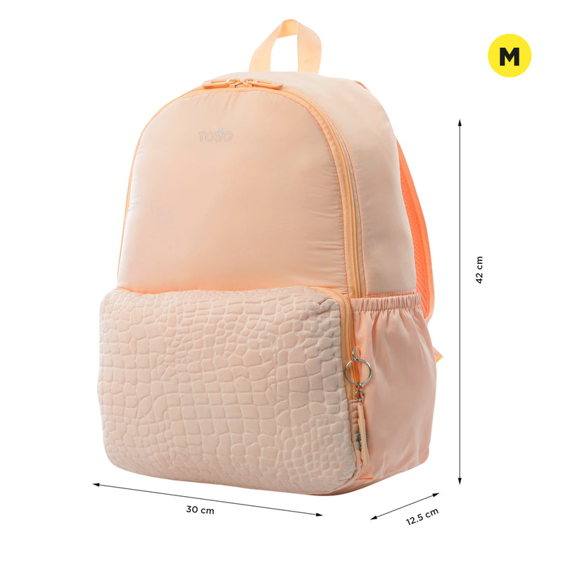 Morral Universitario Palencia Porta PC 13" Durazno Mujer