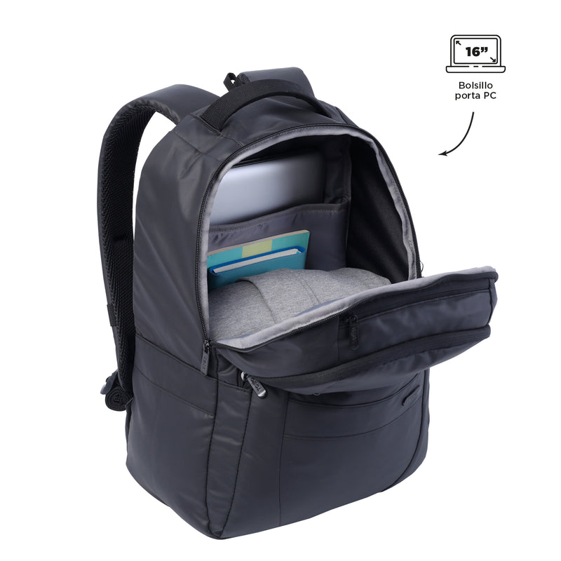 Morral Ejecutivo Porta PC 16" Wivetto 2.0 Negro Hombre