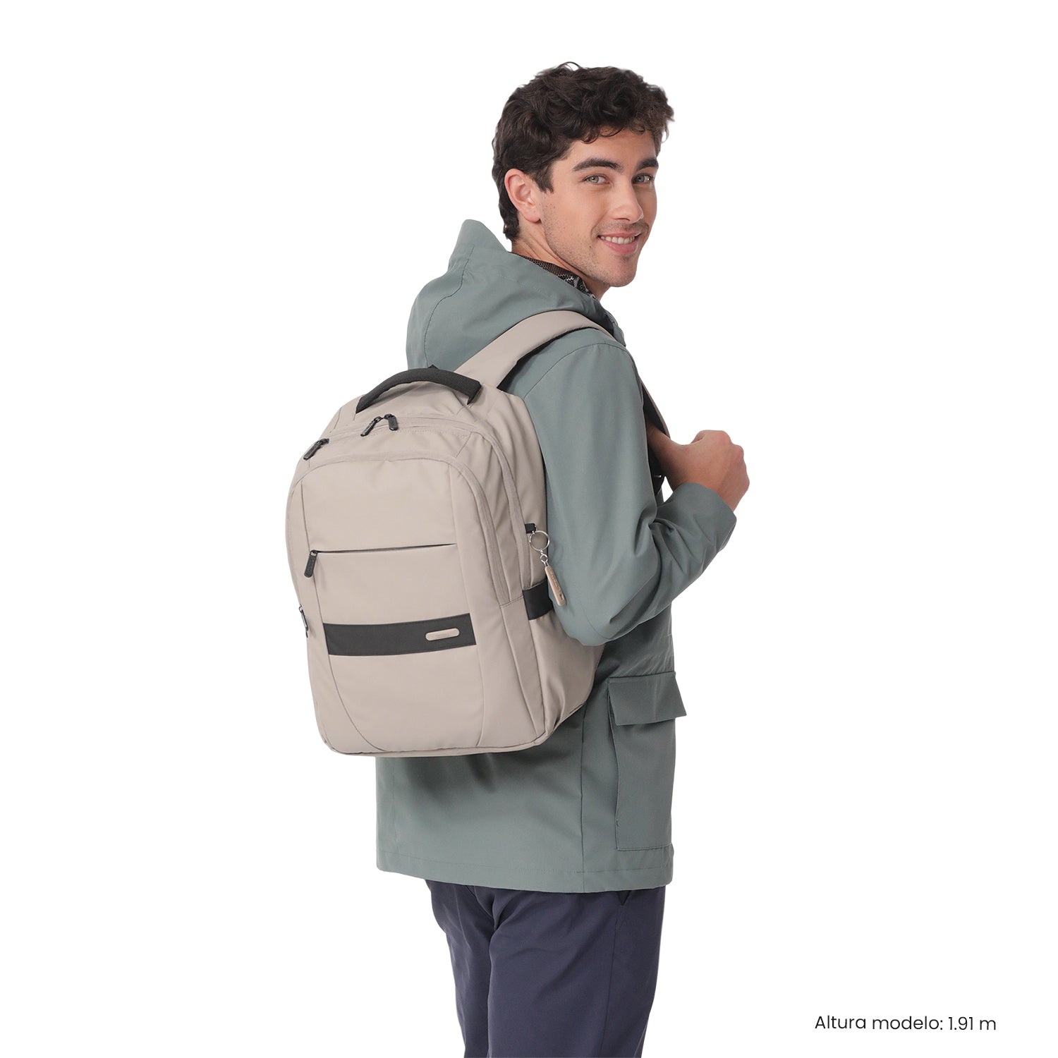 Morral Ejecutivo Porta PC 16" Wivetto 2.0 Café Hombre