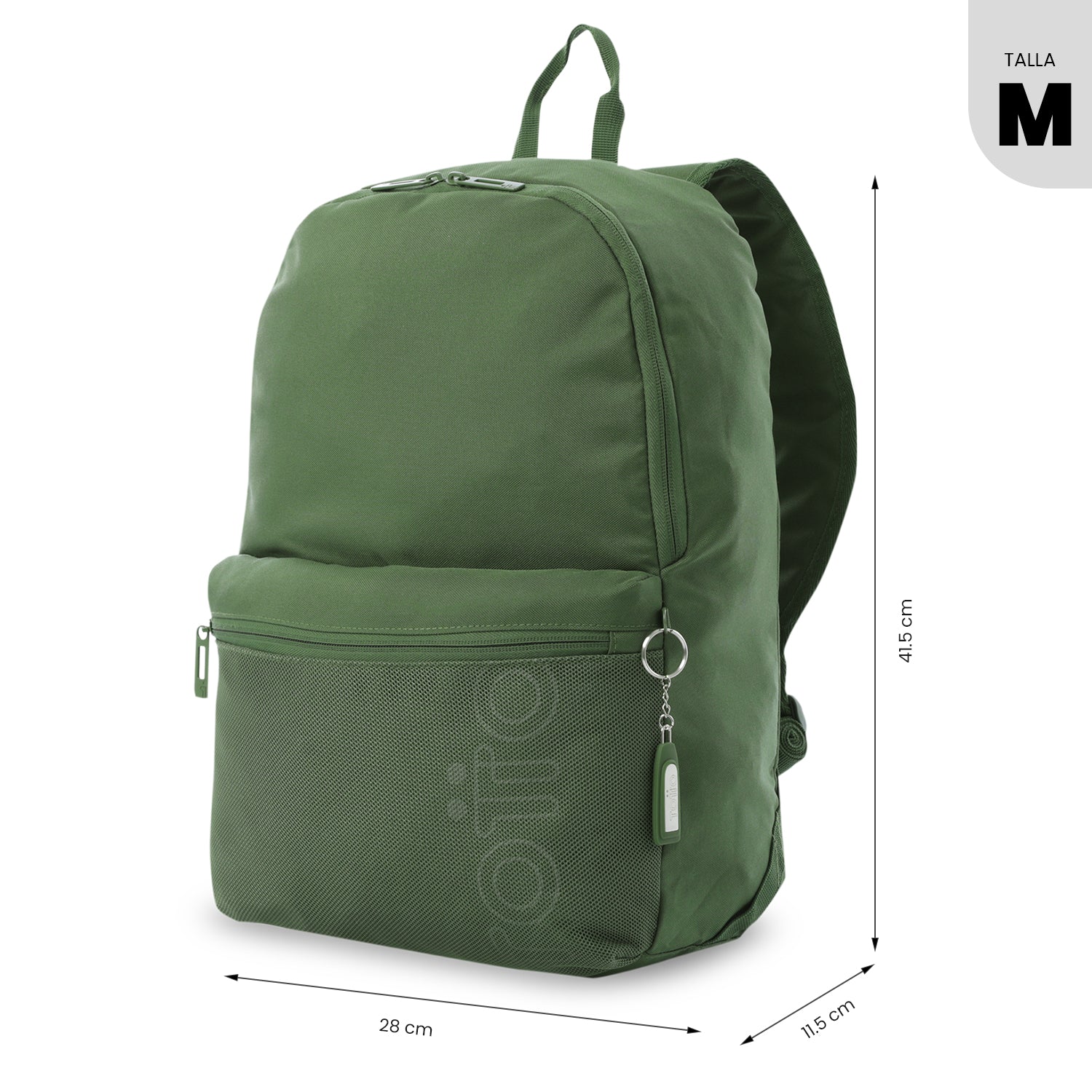 'Morral Universitario Porta PC 13" Dragonar 2.0 Verde Hombre