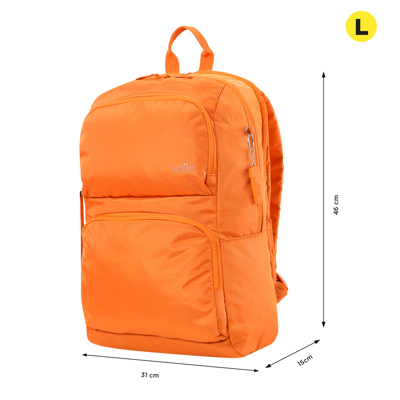 Morral Universitario Porta PC 14" Cloud Naranja Mujer