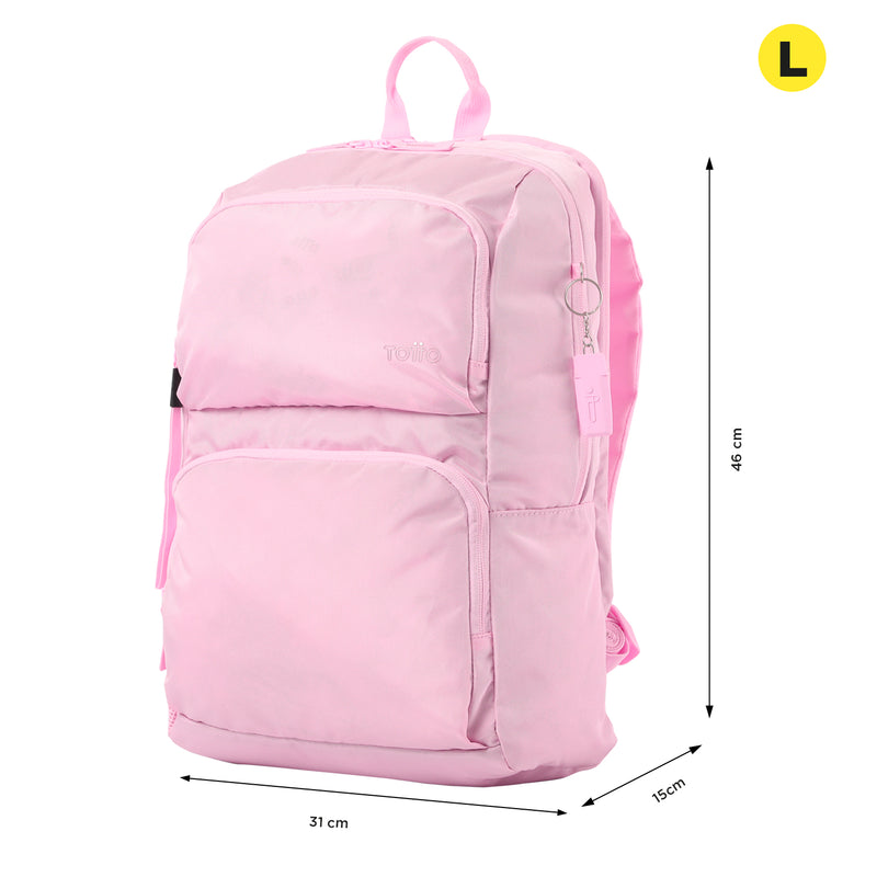 Morral Universitario Porta PC 14" Cloud Rosado Mujer