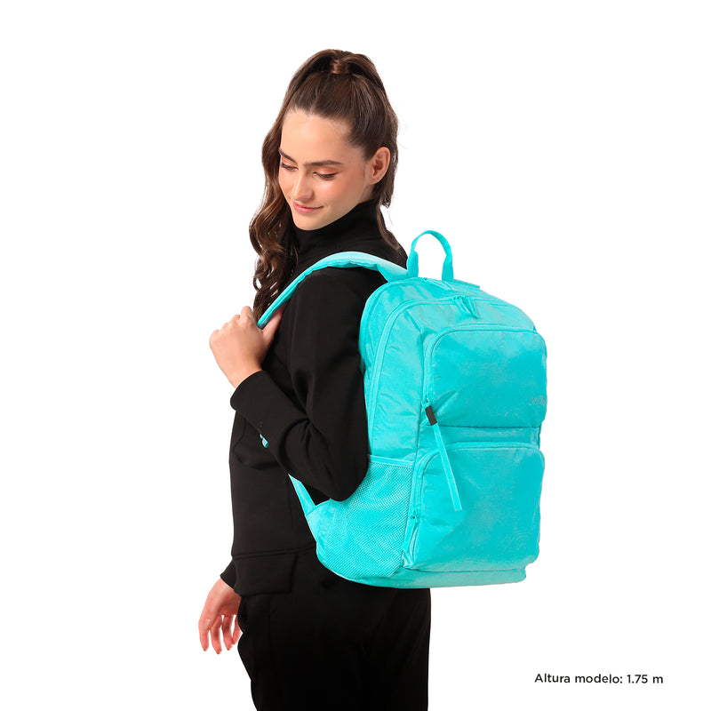 Morral Universitario Porta PC 14" Cloud Verde Mujer