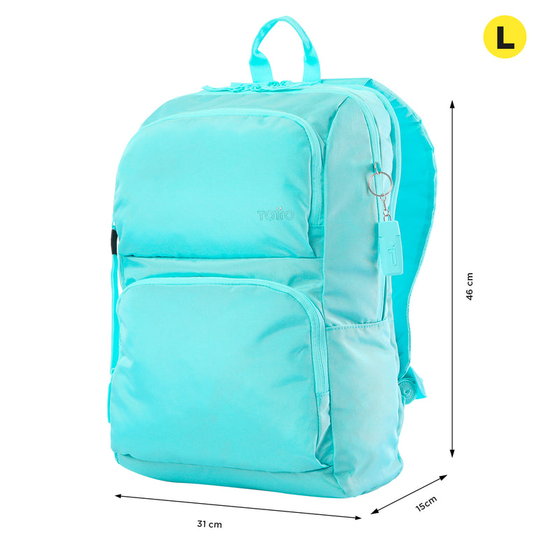 Morral Universitario Porta PC 14" Cloud Verde Mujer