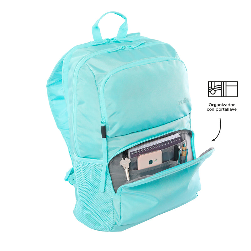 Morral Universitario Porta PC 14" Cloud Verde Mujer