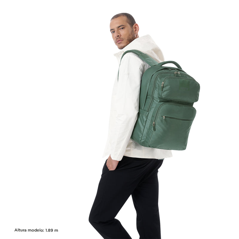 Morral Antimpacto Suspension Porta PC 16" Azul