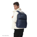 'Morral Antimpacto Porta PC 16" Suspension Azul Hombre