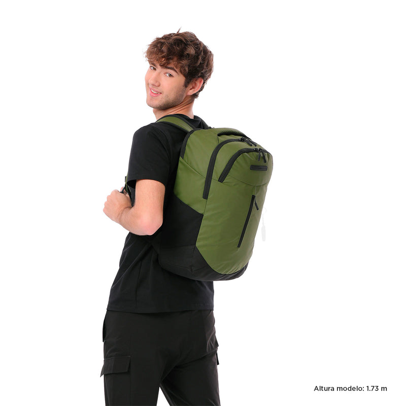 Morral Ejecutivo Porta PC 16" Savage Verde Hombre