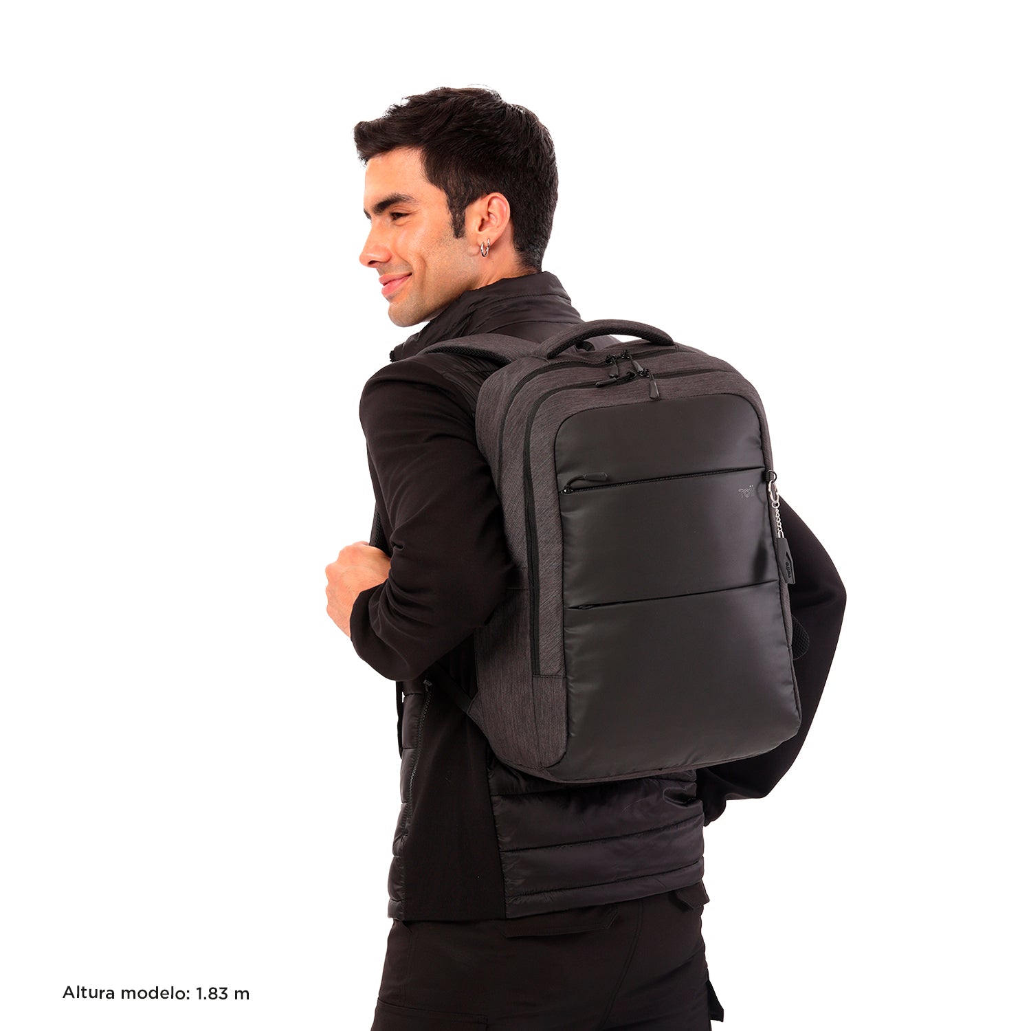 Morral Ejecutivo Porta PC 16" Dallas Negro Hombre