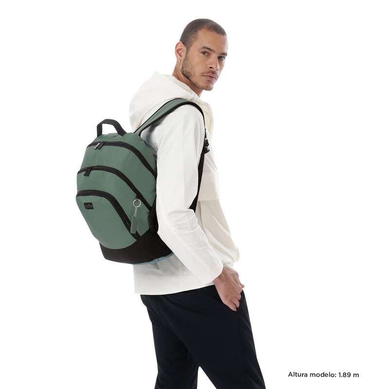 Morral Universitario Kuat Porta PC 16" Verde Hombre