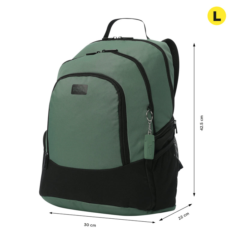 Morral Universitario Kuat Porta PC 16" Verde Hombre