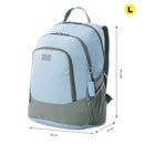 Morral Universitario Kuat Porta PC 16" Morado Mujer