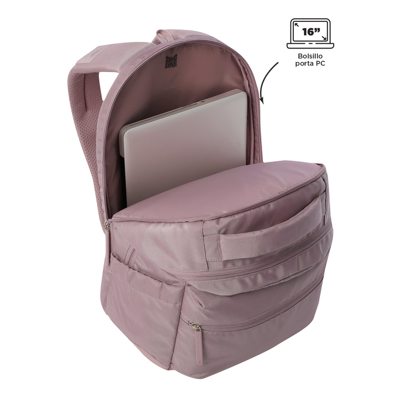 Morral Universitario Porta PC 16" Comfort Azul Mujer