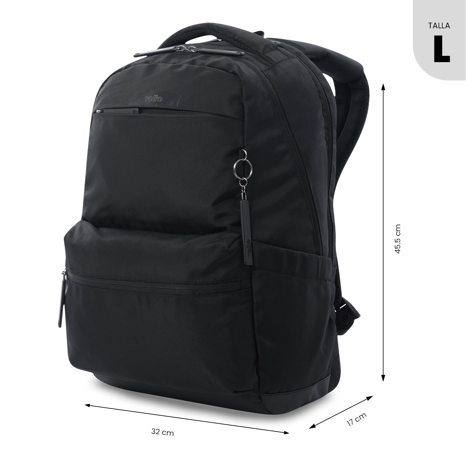 Morral Antimpacto Comfort Porta PC 16" Negro Mujer