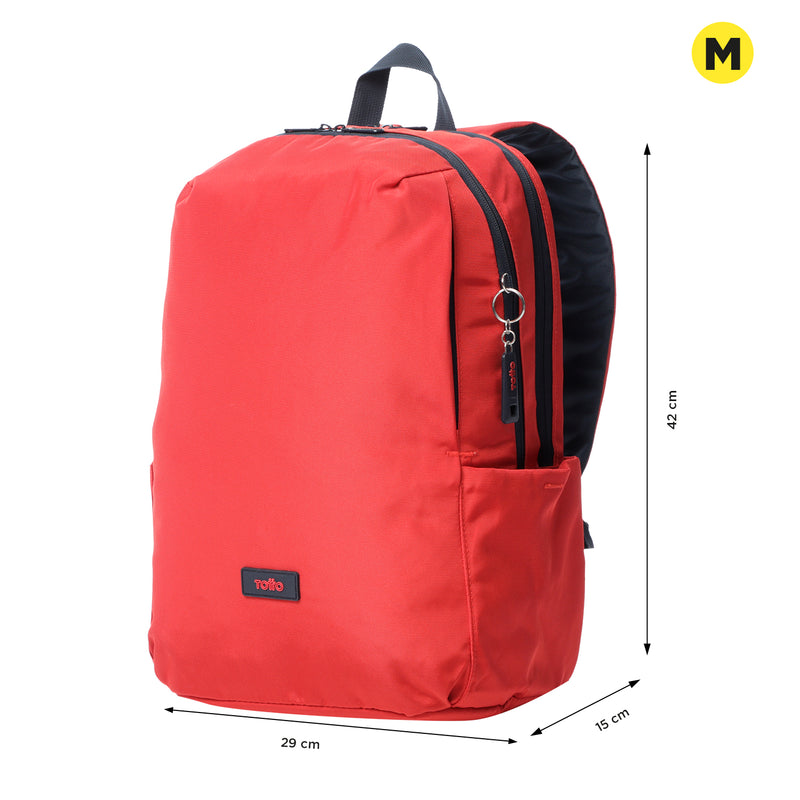 Morral Univertisario Porta PC 14" Scalat Rojo Unisex