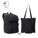 Morral Univertisario 2 en 1 Porta PC 16" Duality Negro Unisex